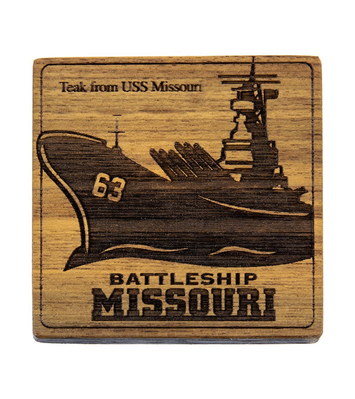 Mighty Mo Teak coaster
