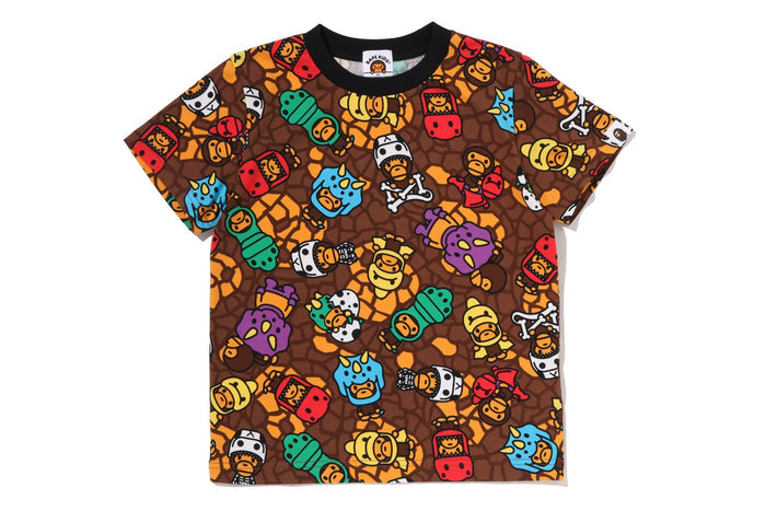 MILO MULTI DINOSAURS PATTERN TEE KIDS