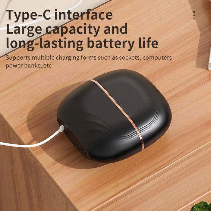 Mini Hair Straightening Comb Wireless Charging Portable Tool top
