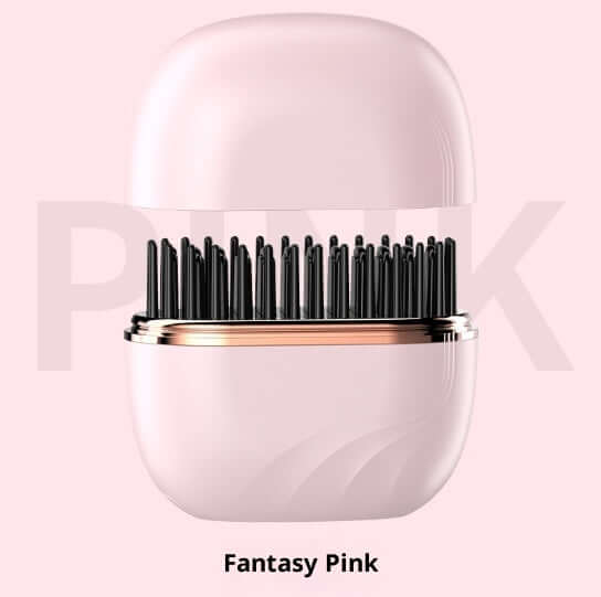 Mini Hair Straightening Comb Wireless Charging Portable Tool ceramic