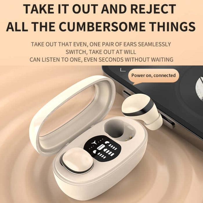 mini tws sleep wireless bluetooth earphones lightweight profile