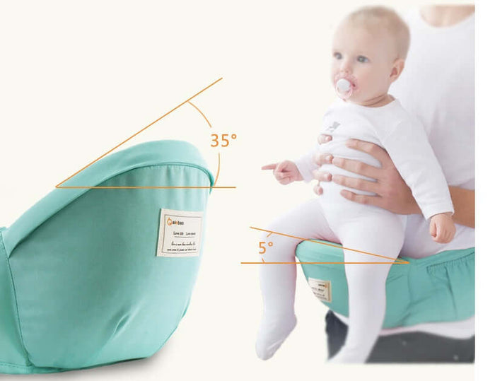 Multi-functional Baby Waist Stool padded shoulder straps.