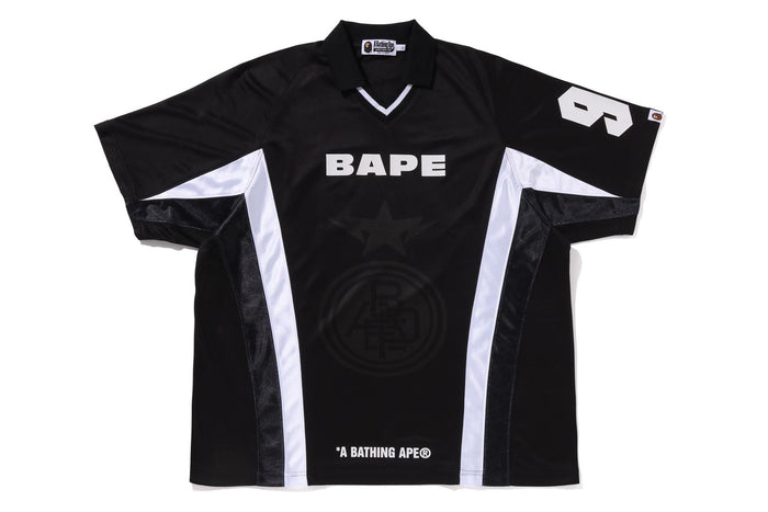 MULTI LOGO RELAXED FIT SOCCER JERSEY