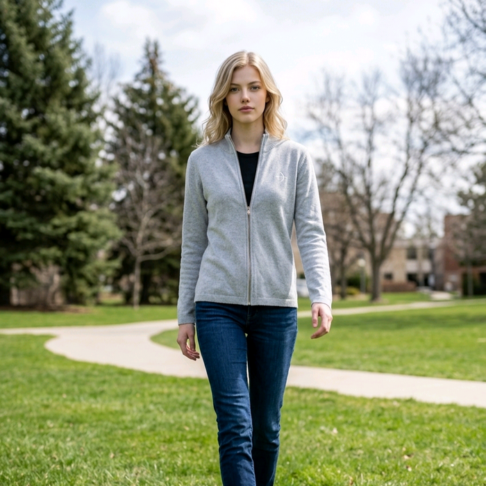 Myla Zip-Up Cardigan