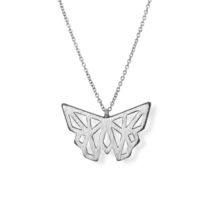 Silver Butterfly Necklace