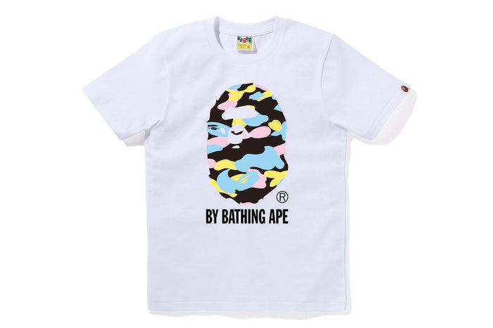 NEW MULTI CAMO BY BATHING APE TEE LADIES