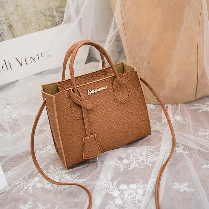 New Product Personality Messenger Phone Shoulder Bag in brown, stylish design, perfect for everyday use.