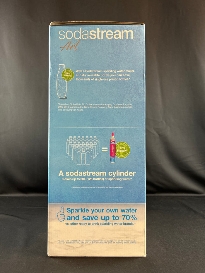 NIB SodaStream Art Sparkling Water Black