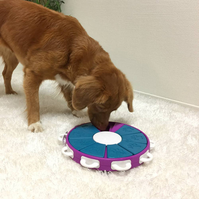 Nina Ottosson Dog Twister Interactive Dog Puzzle Toy Purple - Dog.Dog.Cat.