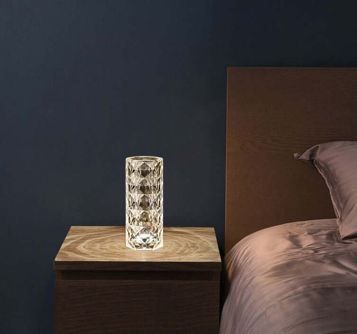 Nordic Crystal Lamp USB Touch Dimming Table Light touch control