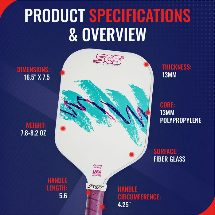 Nostalgia | Evo-Lite Series - Pickleball Paddle