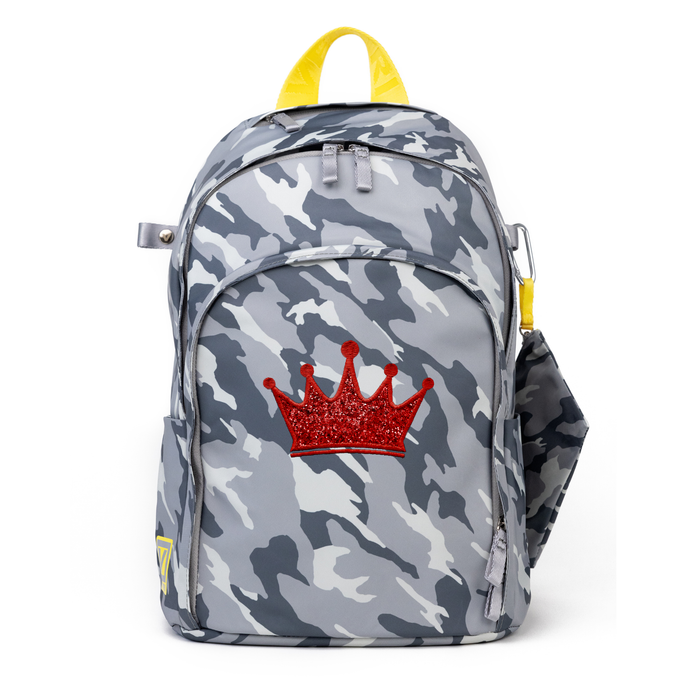 Delaire Grey Camo/Nickel / Red