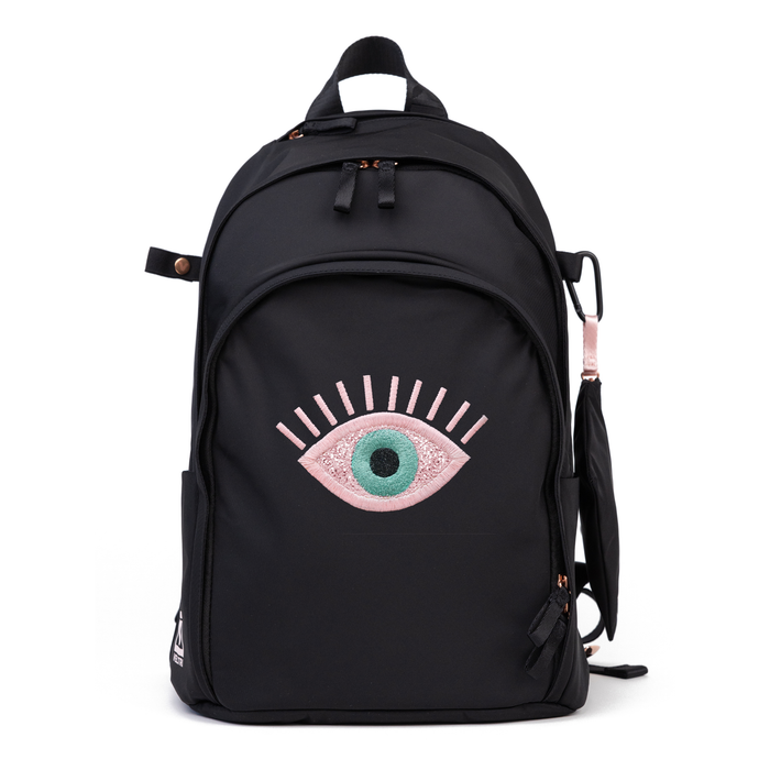 Delaire Black/Rose Gold / Multi - BlushPink/Sage