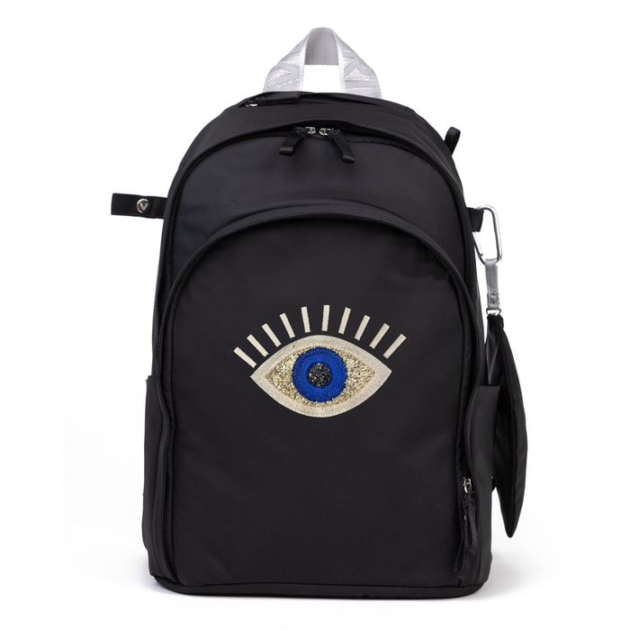 Delaire Black/Nickel / Multi-Gold/Navy