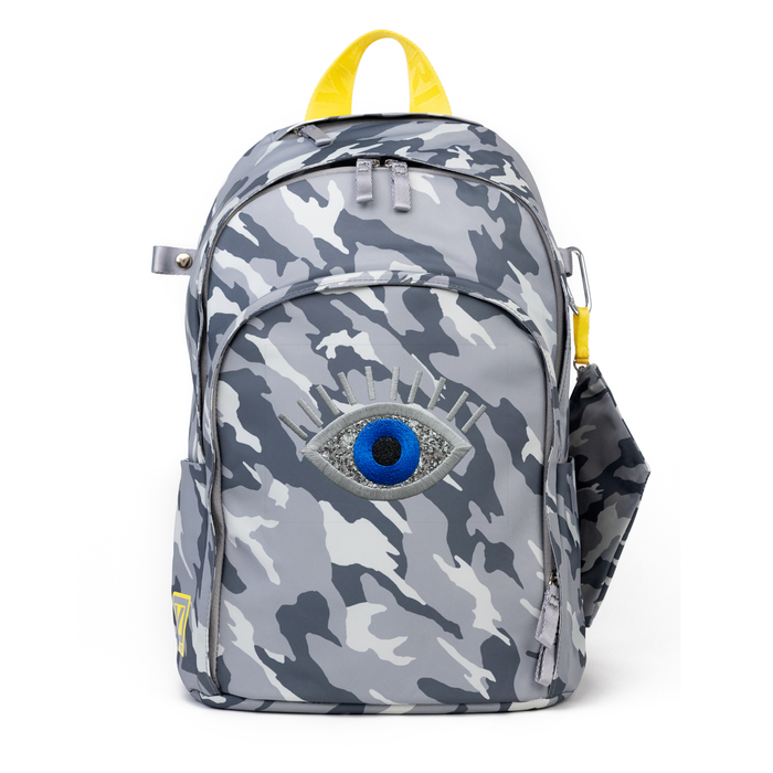 Delaire Grey Camo/Nickel / Multi - Silver/Blue