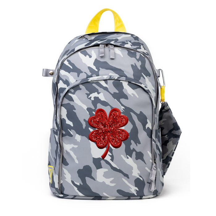 Delaire Grey Camo/Nickel / Red