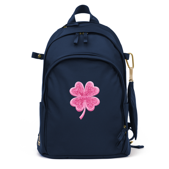 Delaire Dark Navy/Gold / Bright Pink