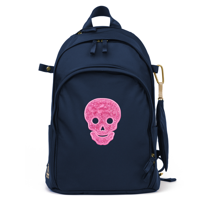 Delaire Dark Navy/Gold / Bright Pink