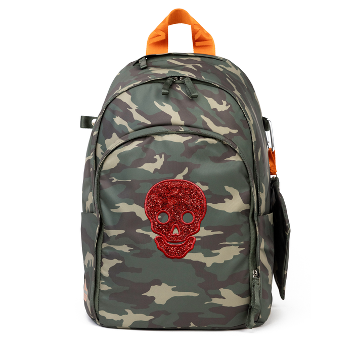 Delaire Green Camo/Nickel / Red