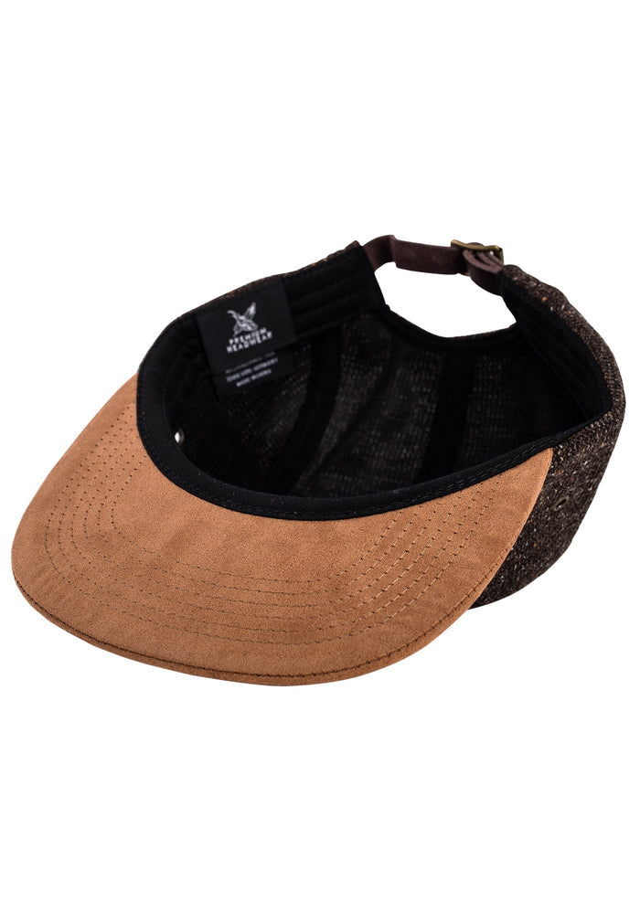 Blackskies-Obsidian-5-Panel-Cap-Black-Brown-Wool-Suede-Bottom