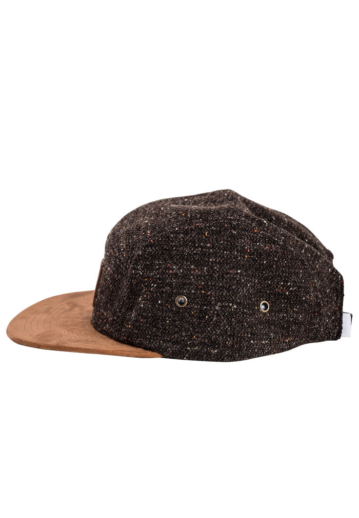 Blackskies-Obsidian-5-Panel-Cap-Black-Brown-Wool-Side