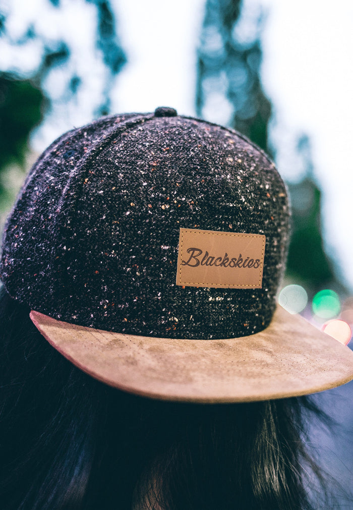 Blackskies-Obsidian-Snapback-Cap-Black-Brown-Basecap-Model-1800x2600