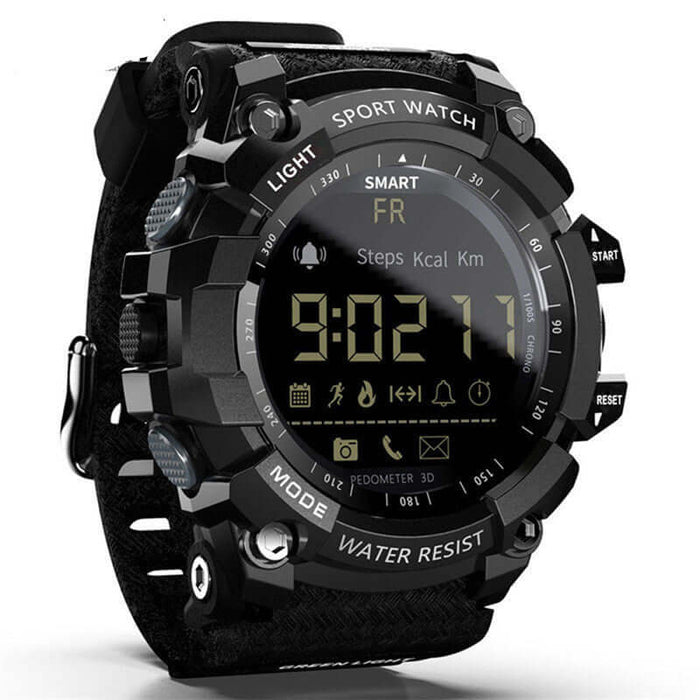 OKMAT MK16 smart watch with bluetooth call tracking on wrist