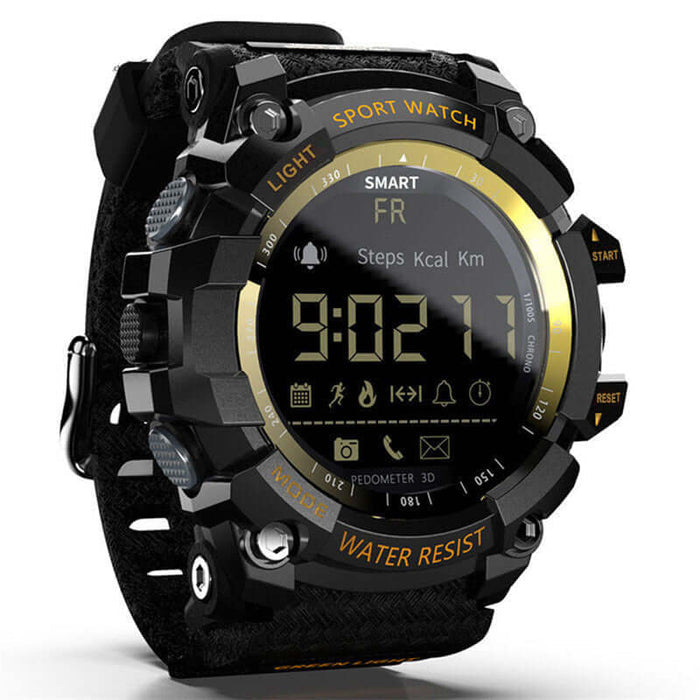 OKMAT MK16 smart watch with bluetooth call tracking display screen