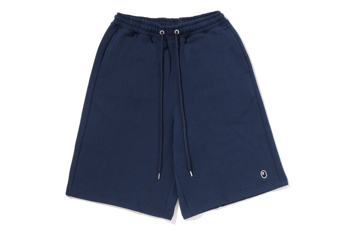 ONE POINT KNEE LENGTH RELAXED FIT SWEAT SHORTS
