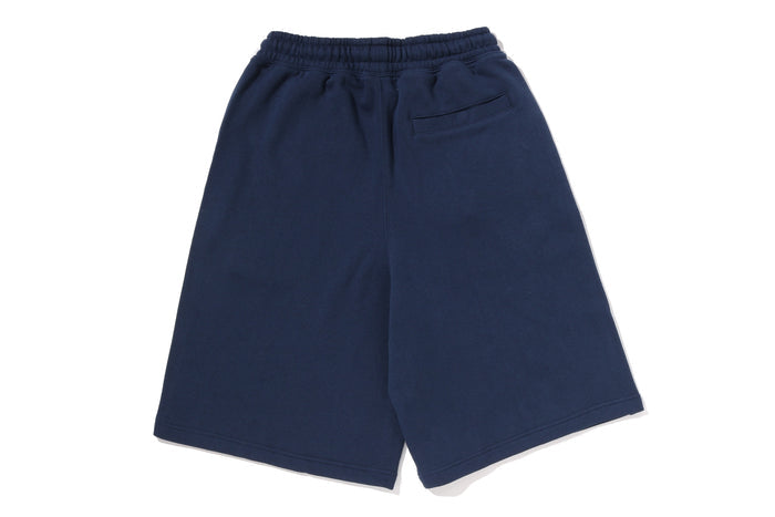 ONE POINT KNEE LENGTH RELAXED FIT SWEAT SHORTS