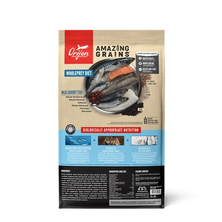 Orijen Amazing Grains Dog Food - 6 Fish - Dog.Dog.Cat.
