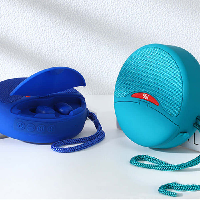 Outdoor Portable Headset Bluetooth Speaker 3D stereo sound.