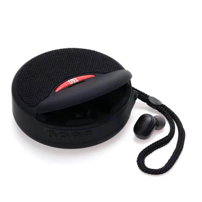Outdoor Portable Headset Bluetooth Speaker with subwoofer.