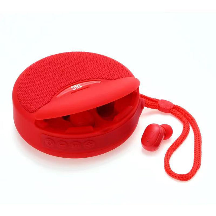 Outdoor Portable Headset Bluetooth Speaker TWS connection.
