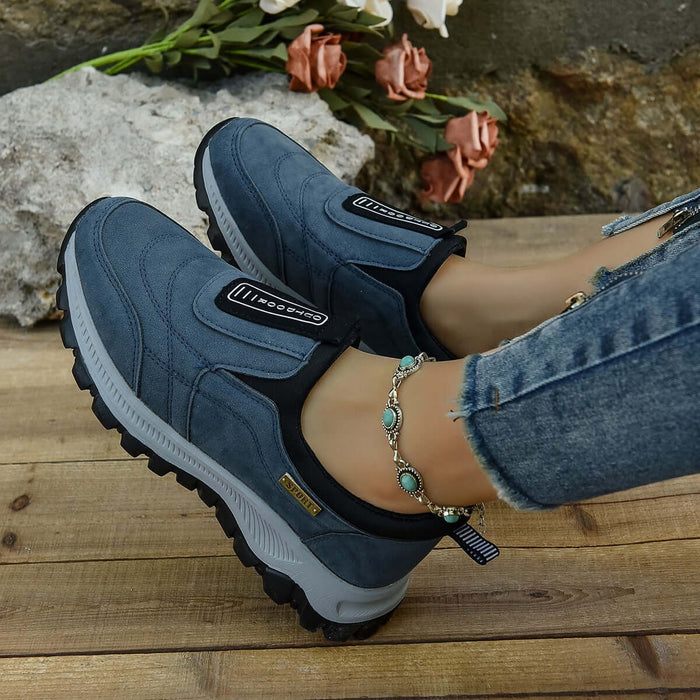 Outdoor Slip-On Lightweight Walking Running Shoes womens muffin heel