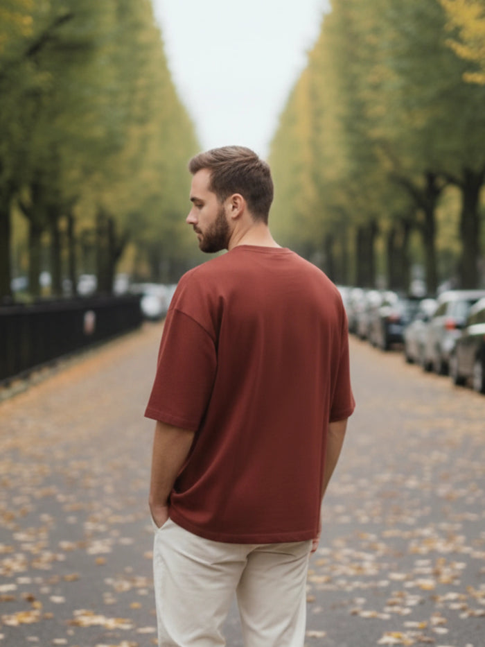 Oversized Drop Shoulder T-shirt LEON