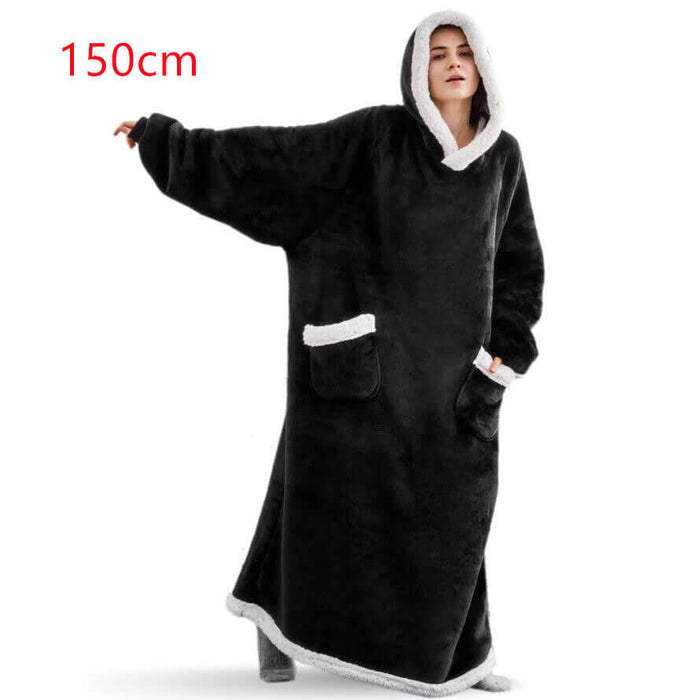150cm black / One Size