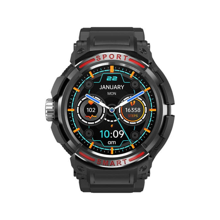 OVISEN GT100 2 in 1 Smart Watch chassis open revealing hidden integrated TWS Bluetooth headset earbuds