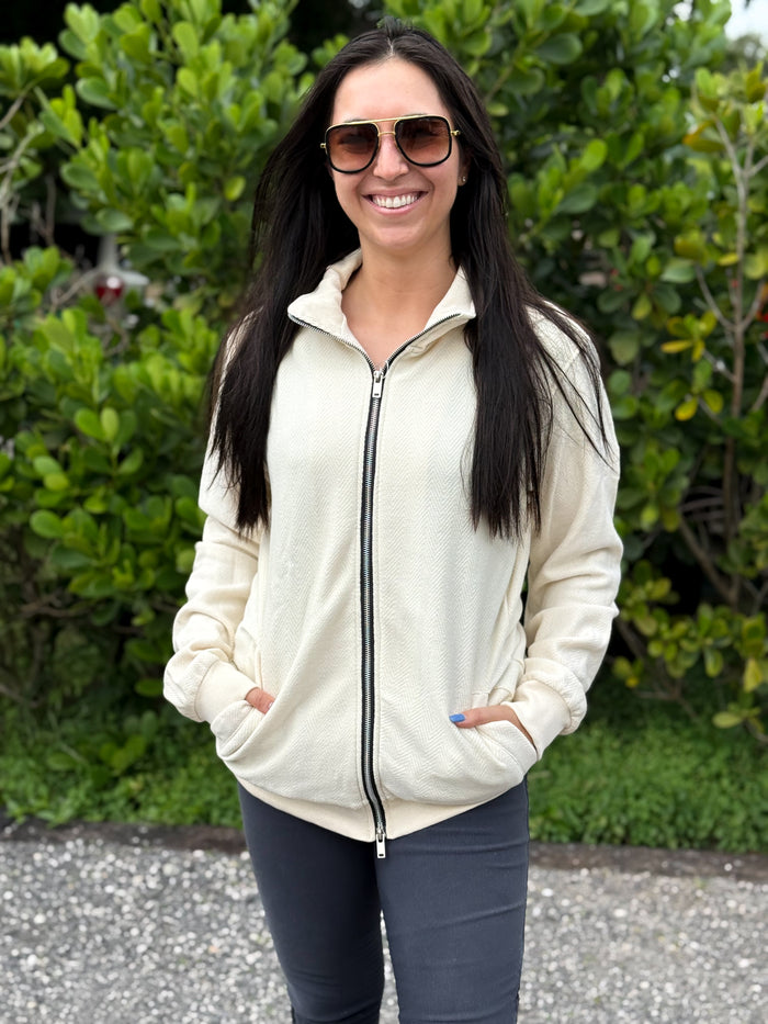 Paddock Zip-Front Sweatshirt - FINAL SALE