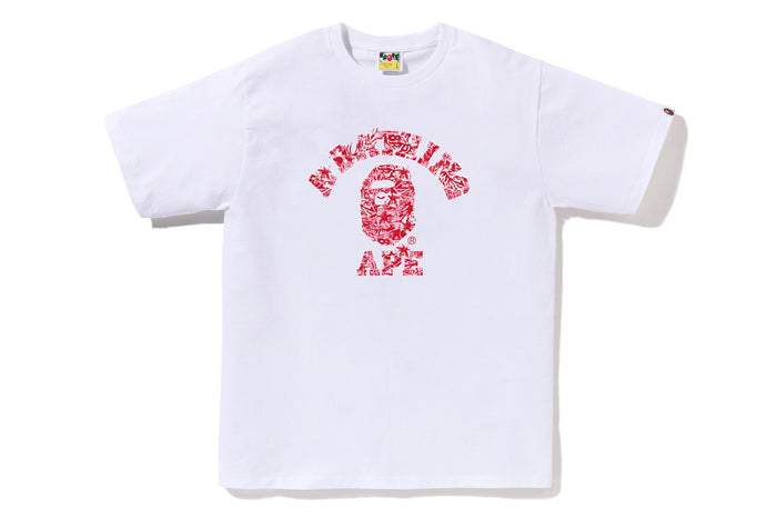 PALM RESORT CAMO COLLEGE TEE