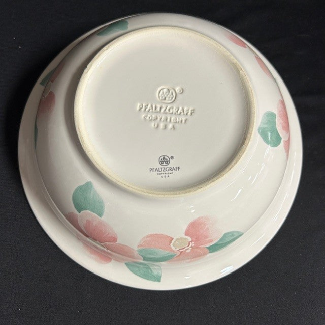 Pfaltzgraff Garland Blush Bowl & Platter