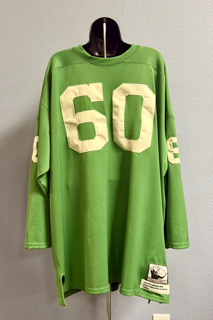 Philadelphia Eagles Jersey Men's 56 Green Mitchell & Ness
