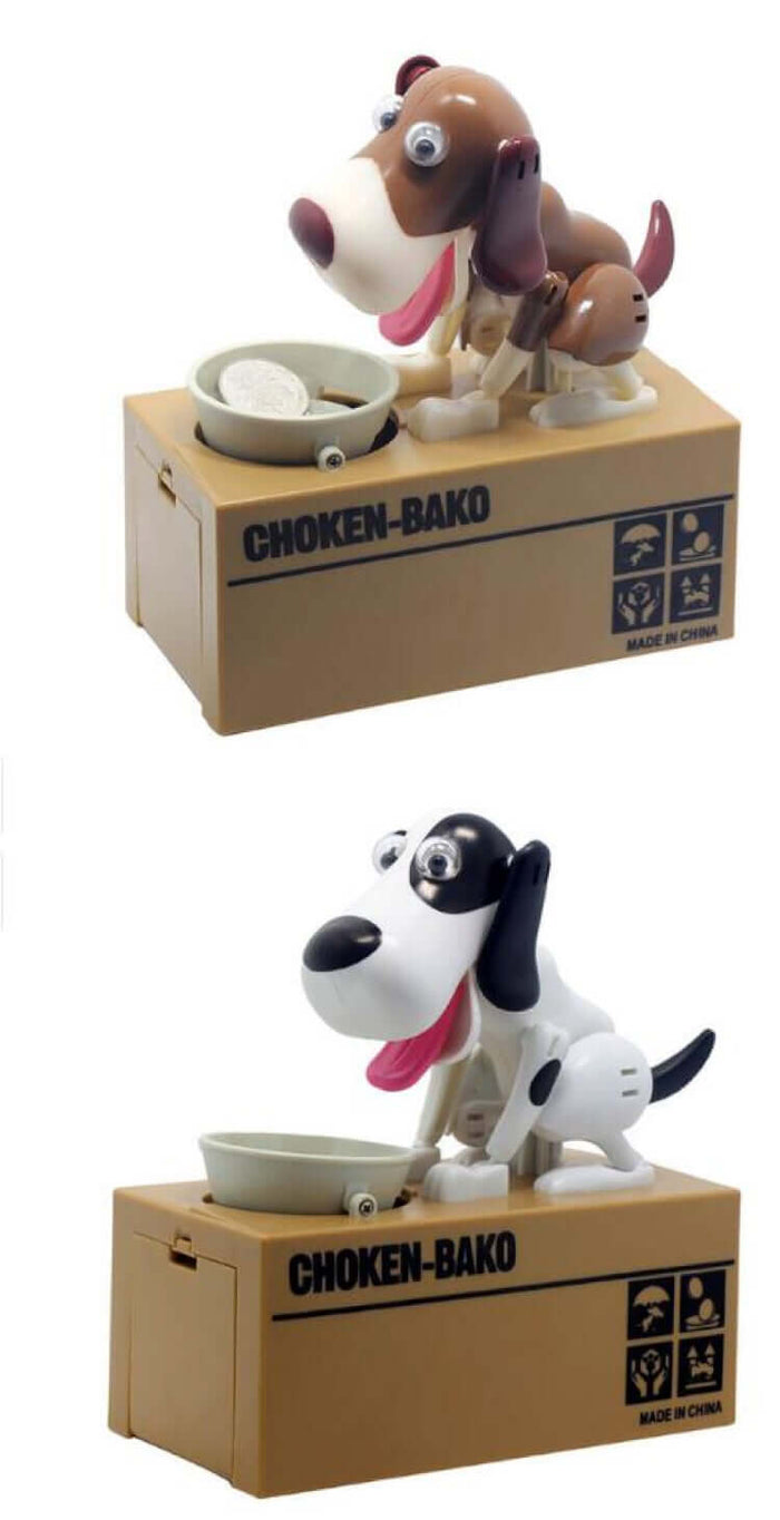 Piggy Bank Robotic Dog Bank kids money saving toy.