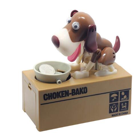 Piggy Bank Robotic Dog Bank interactive coin collector.