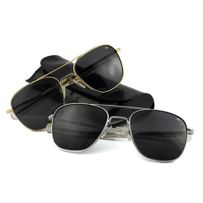 Pilot Glasses for Men real glass lenses.