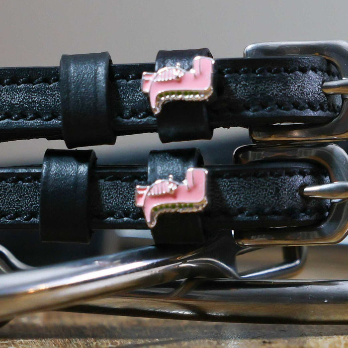 Pink Dinosaur Spur Straps