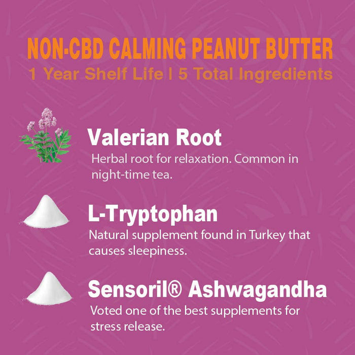 Poochie Butter - Calming Peanut Butter Jar (No CBD) - Dog.Dog.Cat.