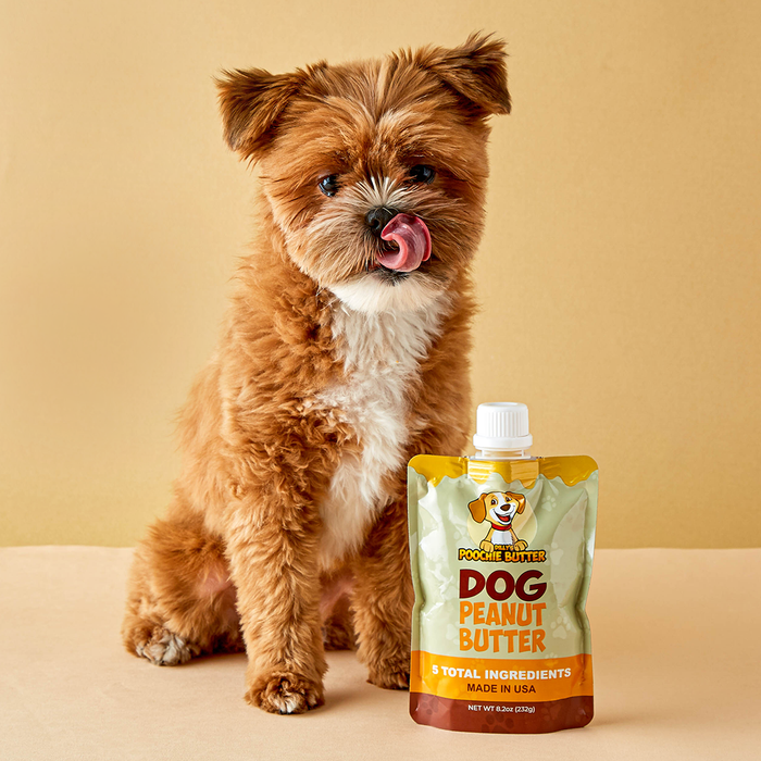 Peanut Butter Squeeze Packs 8.2 oz. by Poochie Butter - Dog.Dog.Cat.