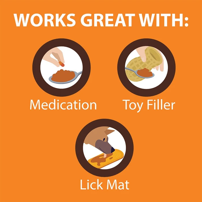 Peanut Butter Squeeze Packs 8.2 oz. by Poochie Butter - Dog.Dog.Cat.