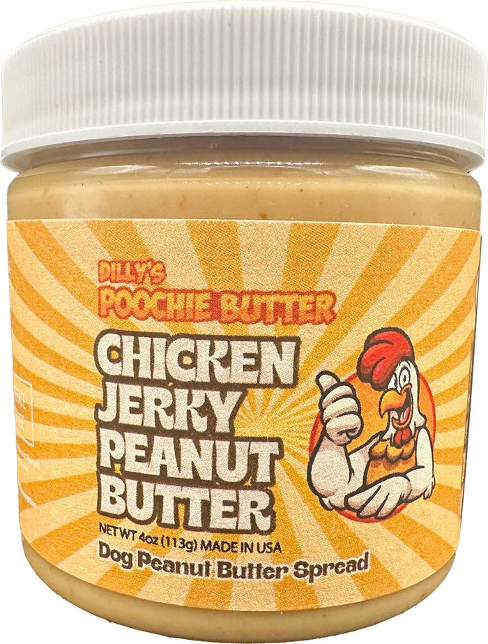 Poochie Butter - 4oz Dog Peanut Butter Flavored Jar Collection - Dog.Dog.Cat.